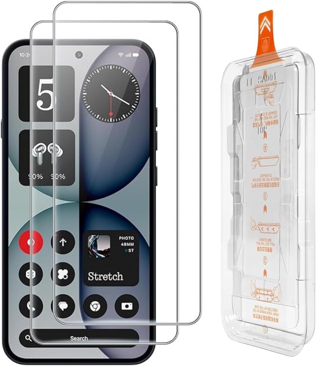Screen Protector voor Nothing Phone 4A, 2 stuks pantserbescherming glasfolie, Beschermglas Anti-kras, Gerhard Glas 9H