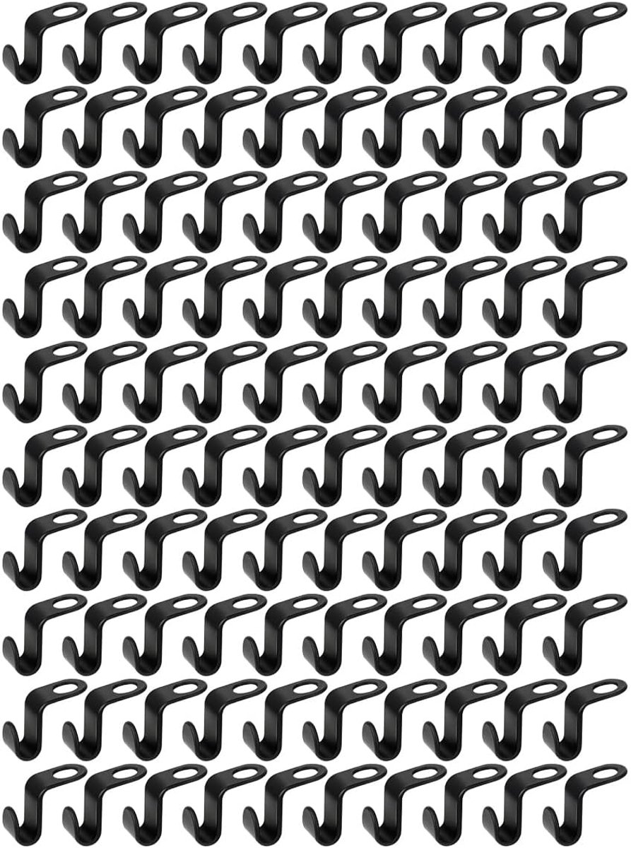 Kleerhangers 100 stuks - ruimtebesparend - ABS-kunststof - ideaal voor kledingorganizer - ShopVlot