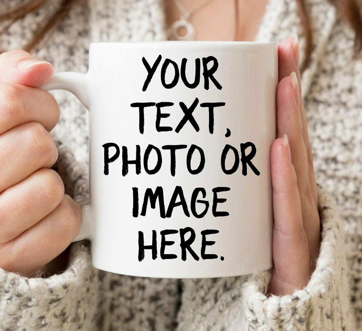 Mok Aangepaste Mok Gepersonaliseerde Mok Uw Ontwerp Hier Foto Mok Uw Tekst Hier Mok Womens Gift Mens