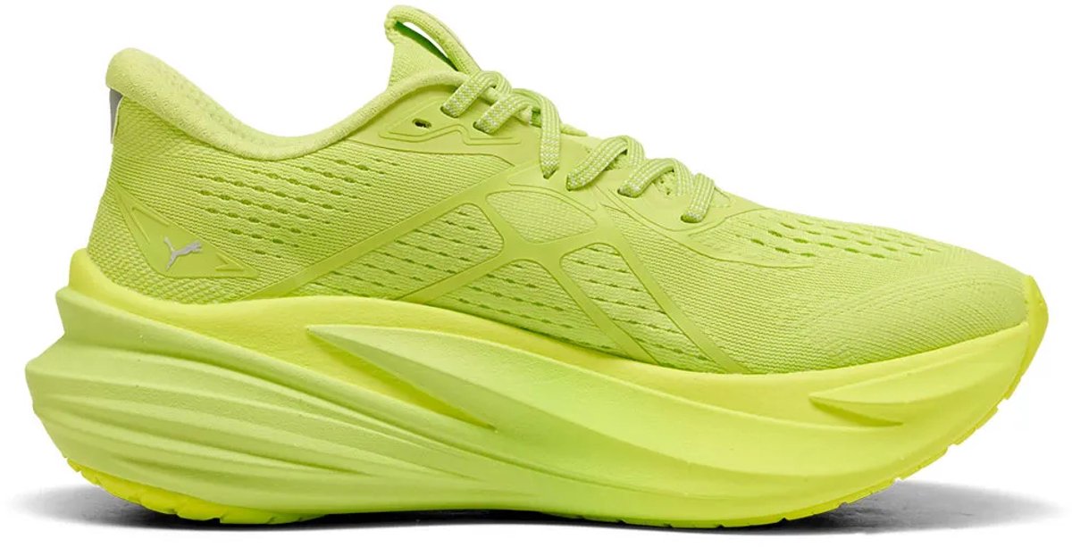 Puma Magmax Nitro 2 Hardloopschoenen Vrouw Sunny Lime / Lime Squeeze