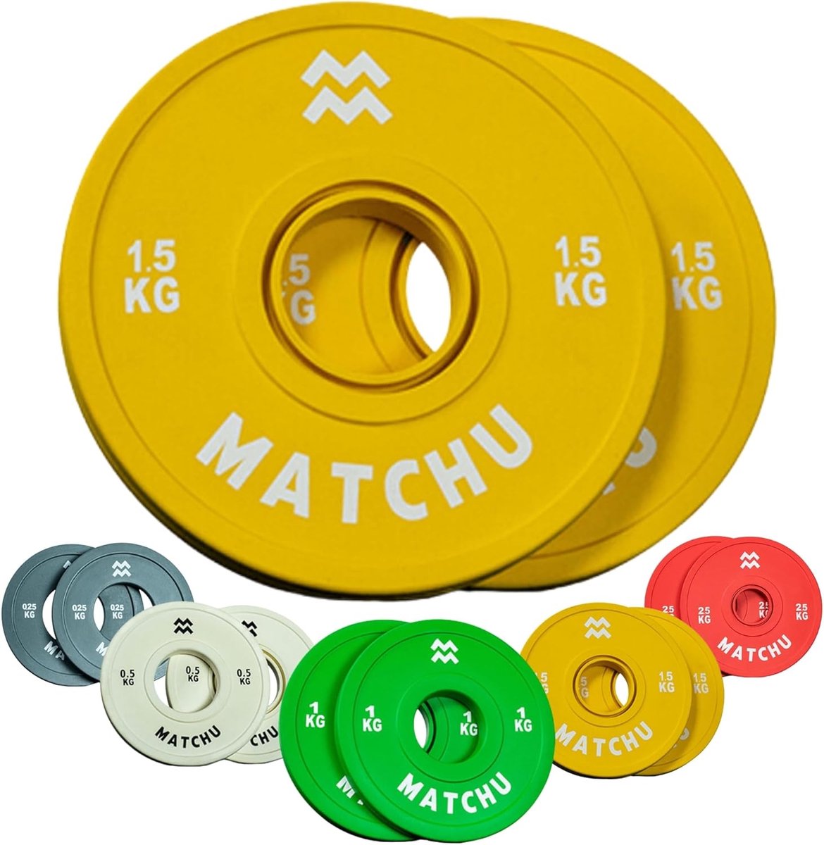 SnelShoppen - Fractional Weight Plates Set van 5x2 Stuks - Mini Gewichtsschijven 0.25 kg - 50MM Diameter - Ideaal voor Krachttraining, Cross Training
