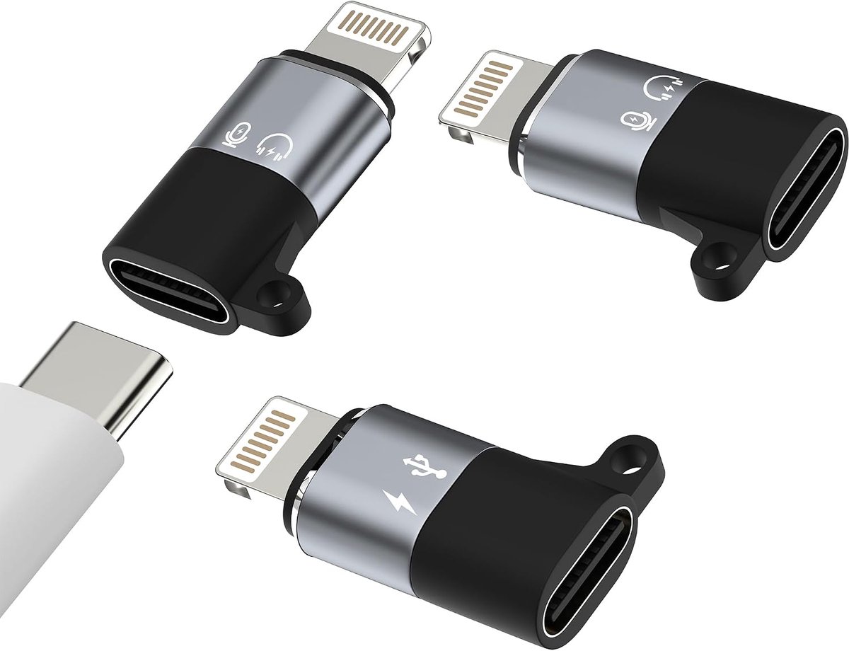 OTG Audio Adapter Lightning naar USB C voor iPhone 14 13 Pro Max Type C vrouwelijk voor Apple adapter mannelijk (3 - ShopVlot