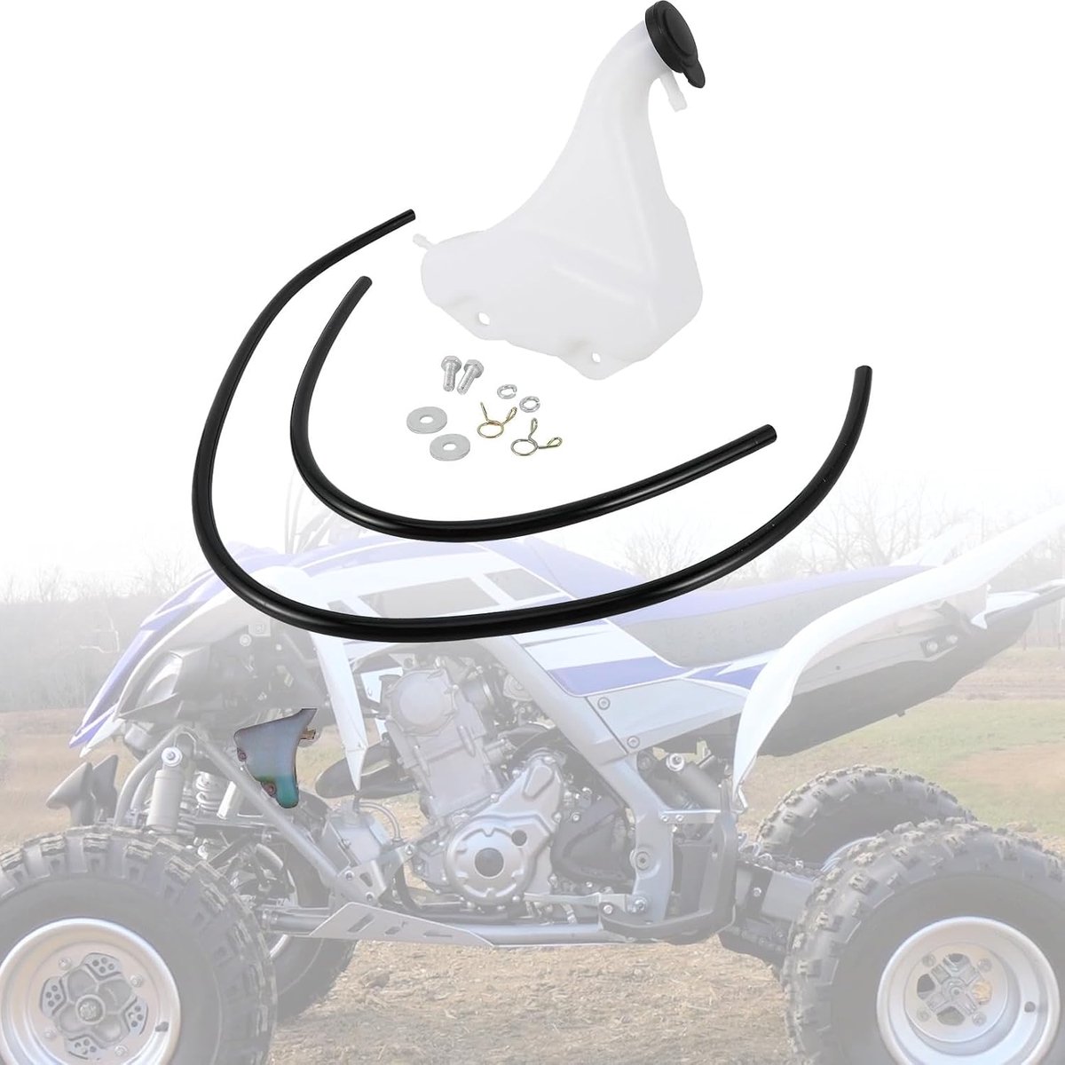 Koelvloeistofreservoir - Hoge temperatuur bestendig - Voor Raptor 700, 700R, 700SE en Grizzly660 - m-winkel