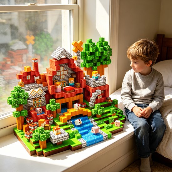 Magnetische blokjes - 200-delige set - Pet Forest - Vormen van bosdieren - Magnetisch bouwspeelgoed - Geschikt voor sensorisch spel - Kinderspeelgoed - Educatief speelgoed - Geschikt voor kleuters - 2 x 2 cm