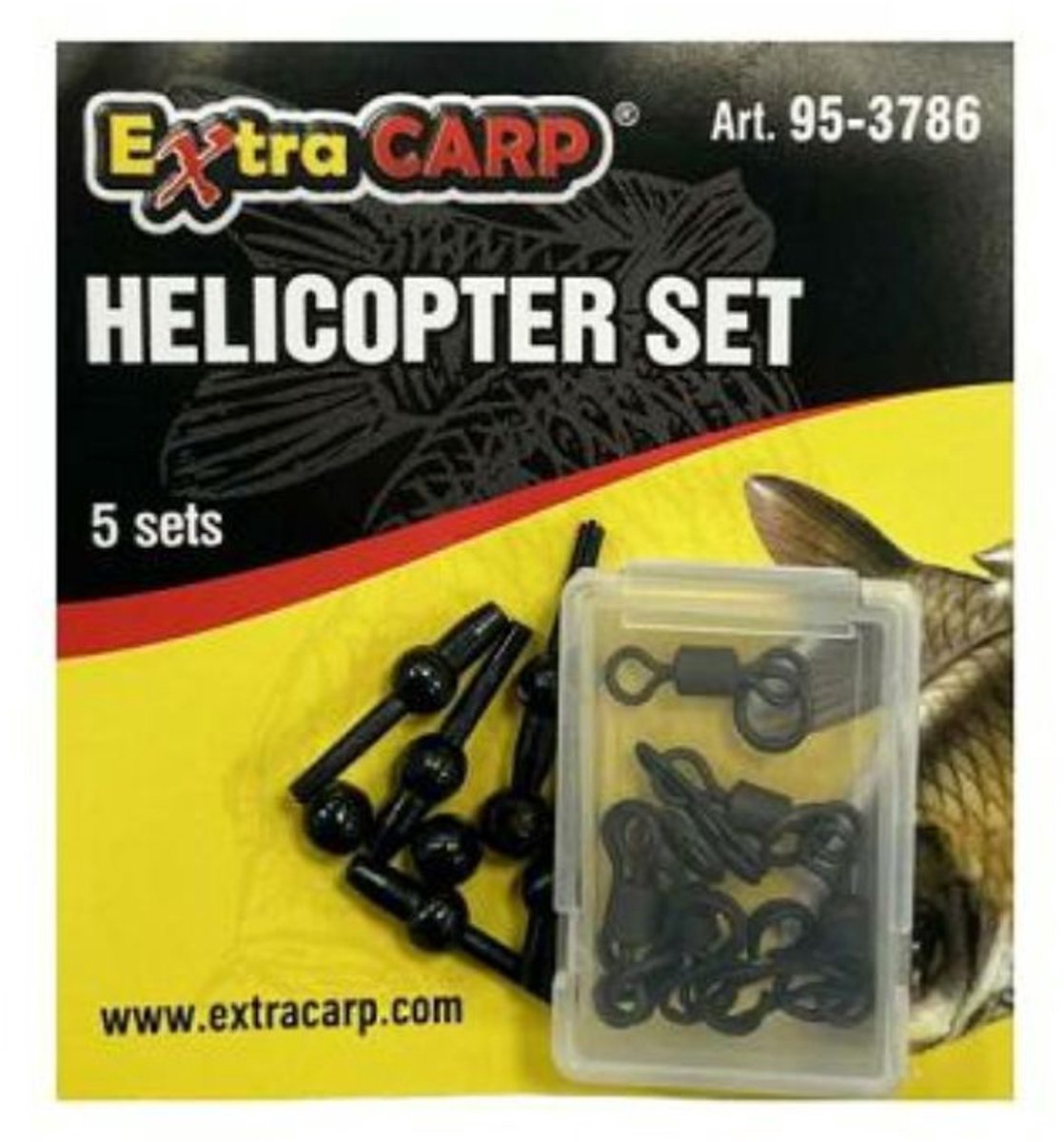 EXC Helicopter Set - 5 sets - Voor maken Helikopter Leader Karper Onderlijn - Rigmateriaal