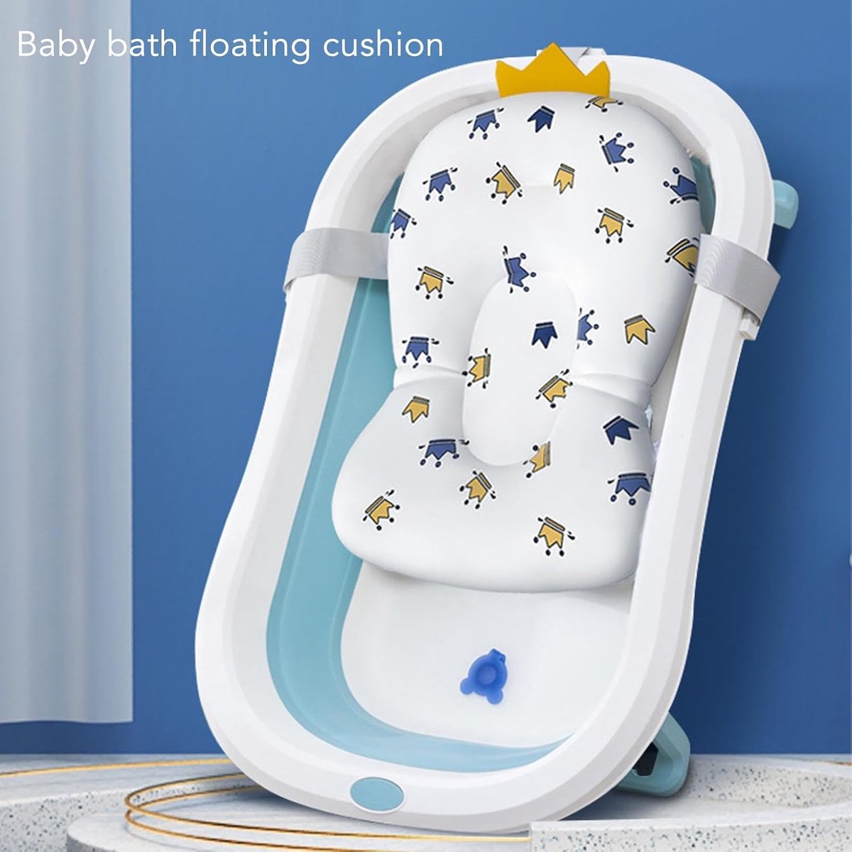 Babybadmat Badkuipsteunkussen Pasgeboren Badbedkussen Bank Antislip Badmat Verwisselbare Babybadmat Sling Douche Badkuipsteun Pew Mat Bed Babybadkussen voor