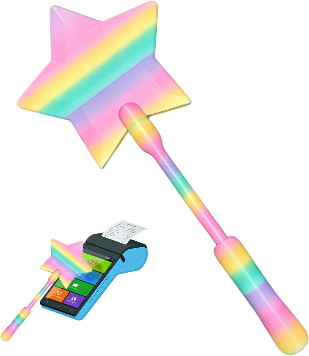 Toverstaf voor contactloze creditcard, 3D-bedrukte toverstaf, stokjes voor betaalkaarten, grappig en functioneel cadeau, Kleur A, S, Modern