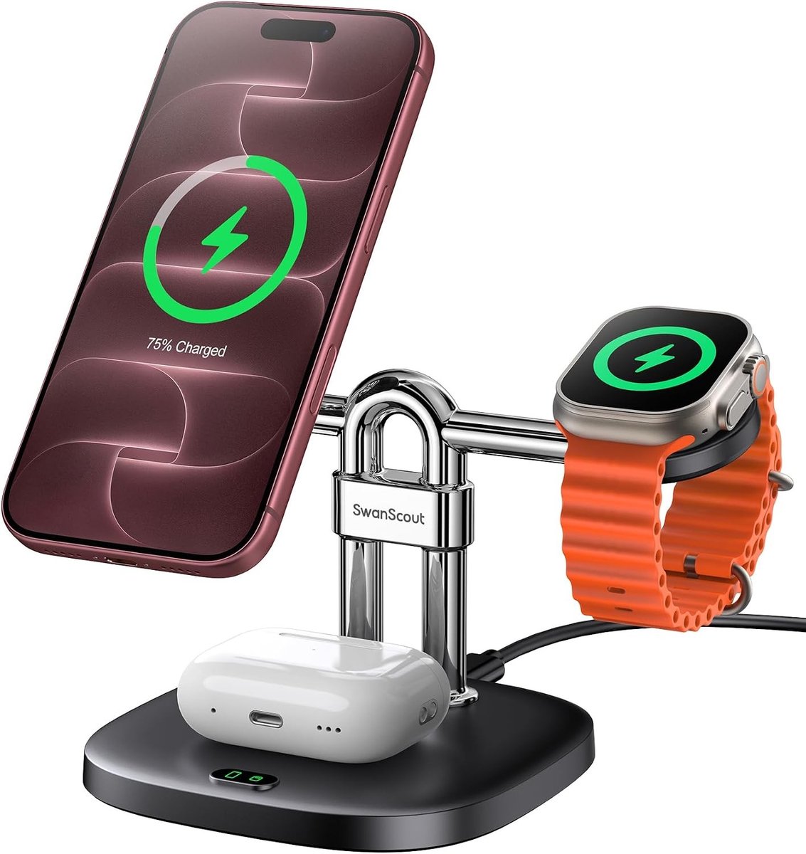 Draadloze Magneet Oplader voor iPhone 15/16/17/18 Pro Max - Snelle Oplaadtechnologie, Compatibel met MagSafe en Lichtgewicht Ontwerp
