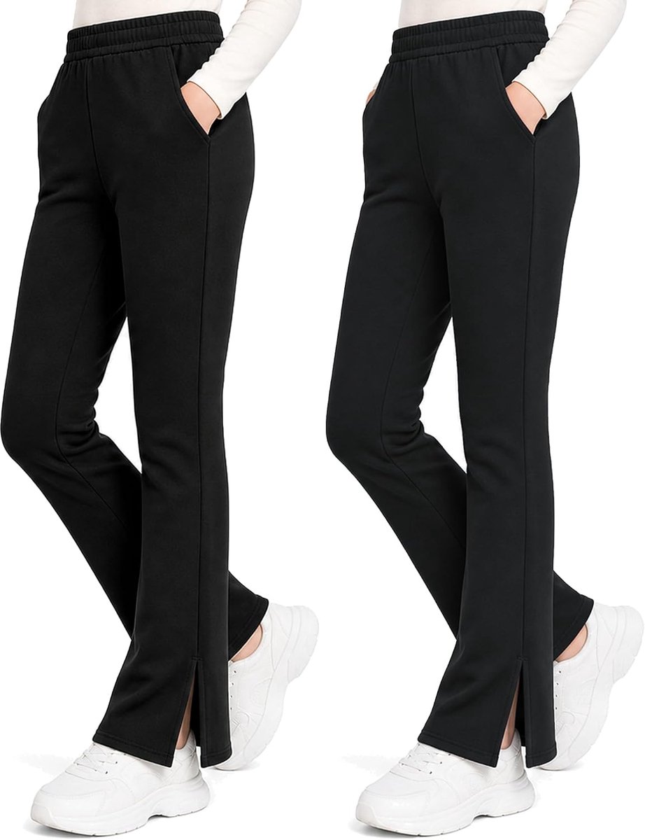 Leggings Meisjes 2-Pack Katoen Bootcut, 7-16 Jaar