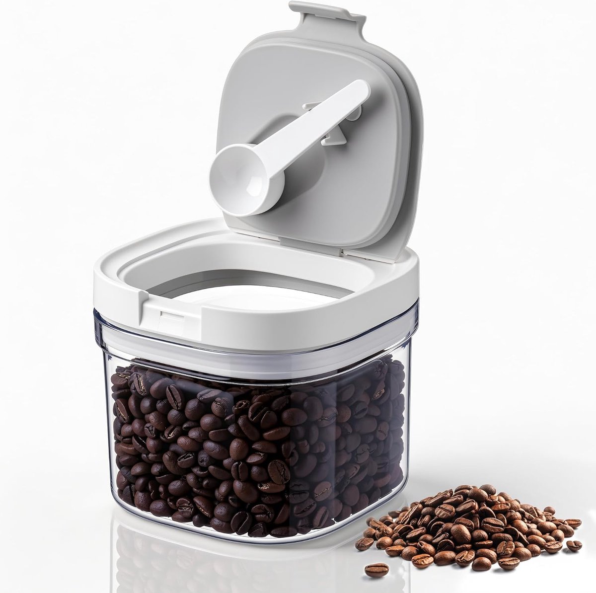 Koffiebus van 800 ml met Magnetische Maatlepel
