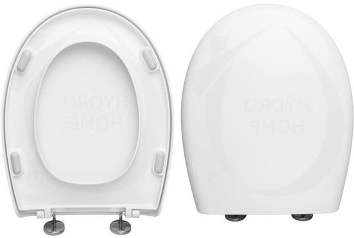 Toiletbril - WC-bril - Badkamerupgrade - Verstelbare scharnieren - 355 x 39-44 cm - Wit