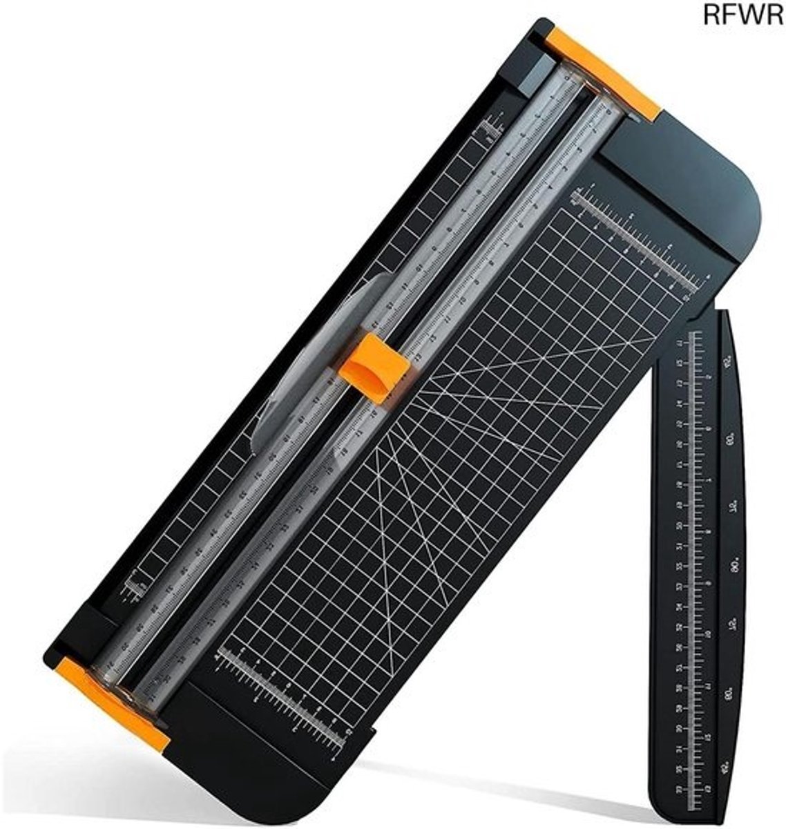 RFWR® Papiersnijmachine - A4 - Professionele papiersnijder - met automatische beveiliging - voor school, thuis en kantoor