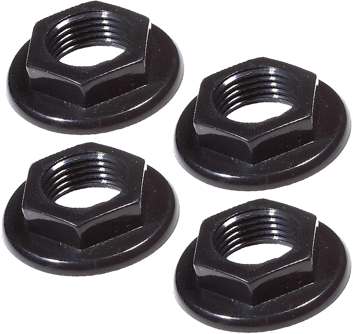 4 stuks achtermoeren voor wastafelkranen, 1/2 inch kunststof flensmoeren voor badkamerkranen