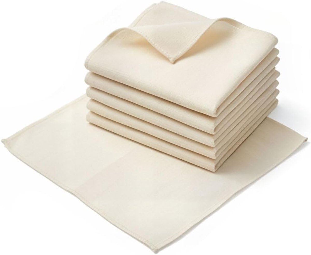 6 stuks 50x50cm kaasdoek gaasdoekjes linnen doek gaas zeefdoek