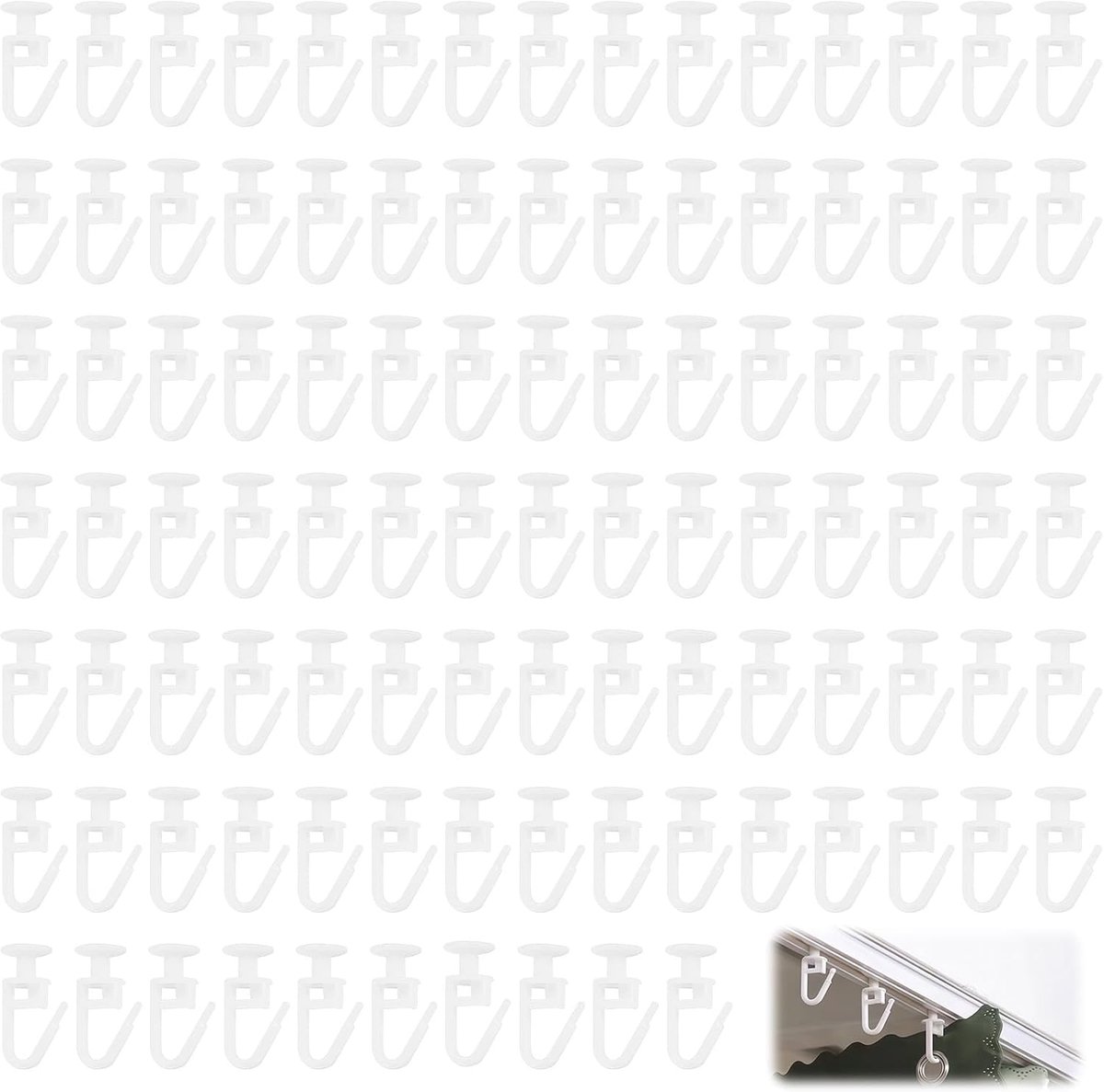 100pcs curtain hooks - ShopVlot