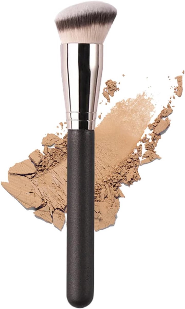 Angular Foundation Brush, Soft Premium Makeup Brush Cosmetic Tools, Perfect for Mixing Liquid, Polishing, Cream - ShopVlot