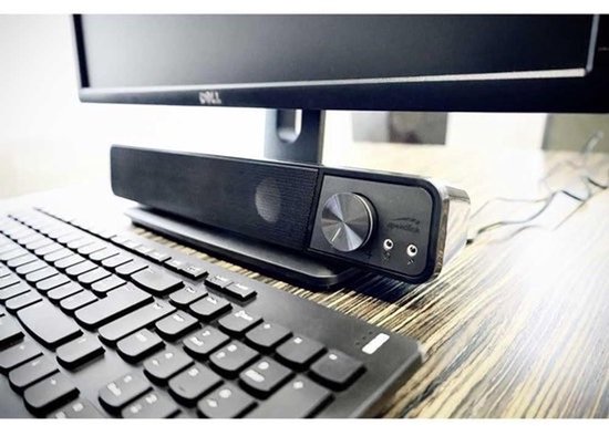 Pc-soundbar - Bekabelde en draadloze pc-luidspreker - USB-minispeaker - Multimediageluid — afbeelding 2