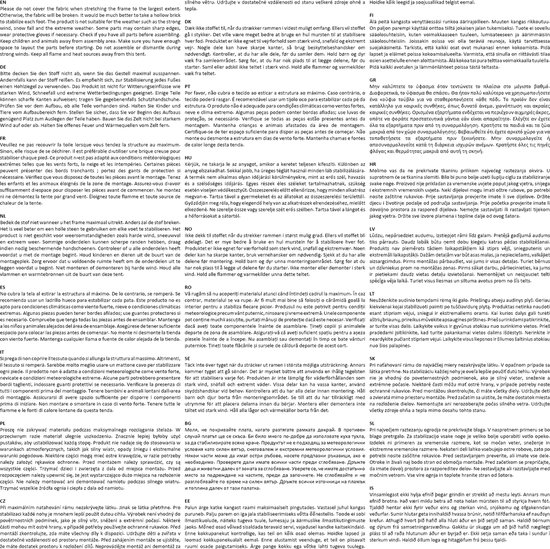 vidaXL - Gezinstent - met - regenhuif - waterdicht - 14-persoons - Grijs - en - Oranje van Vidaxl — afbeelding 2