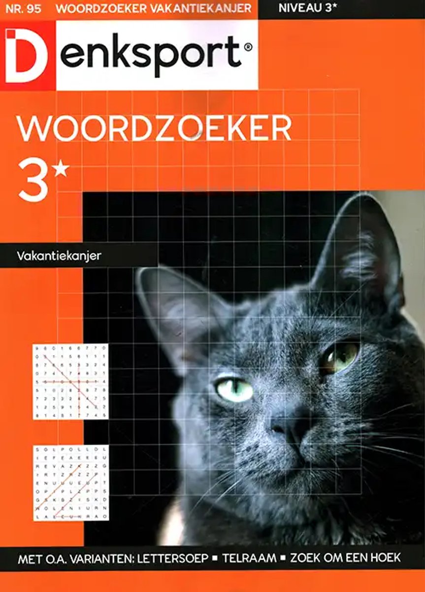 Denksport Woordzoeker Vakantiekanjer - 95 2026