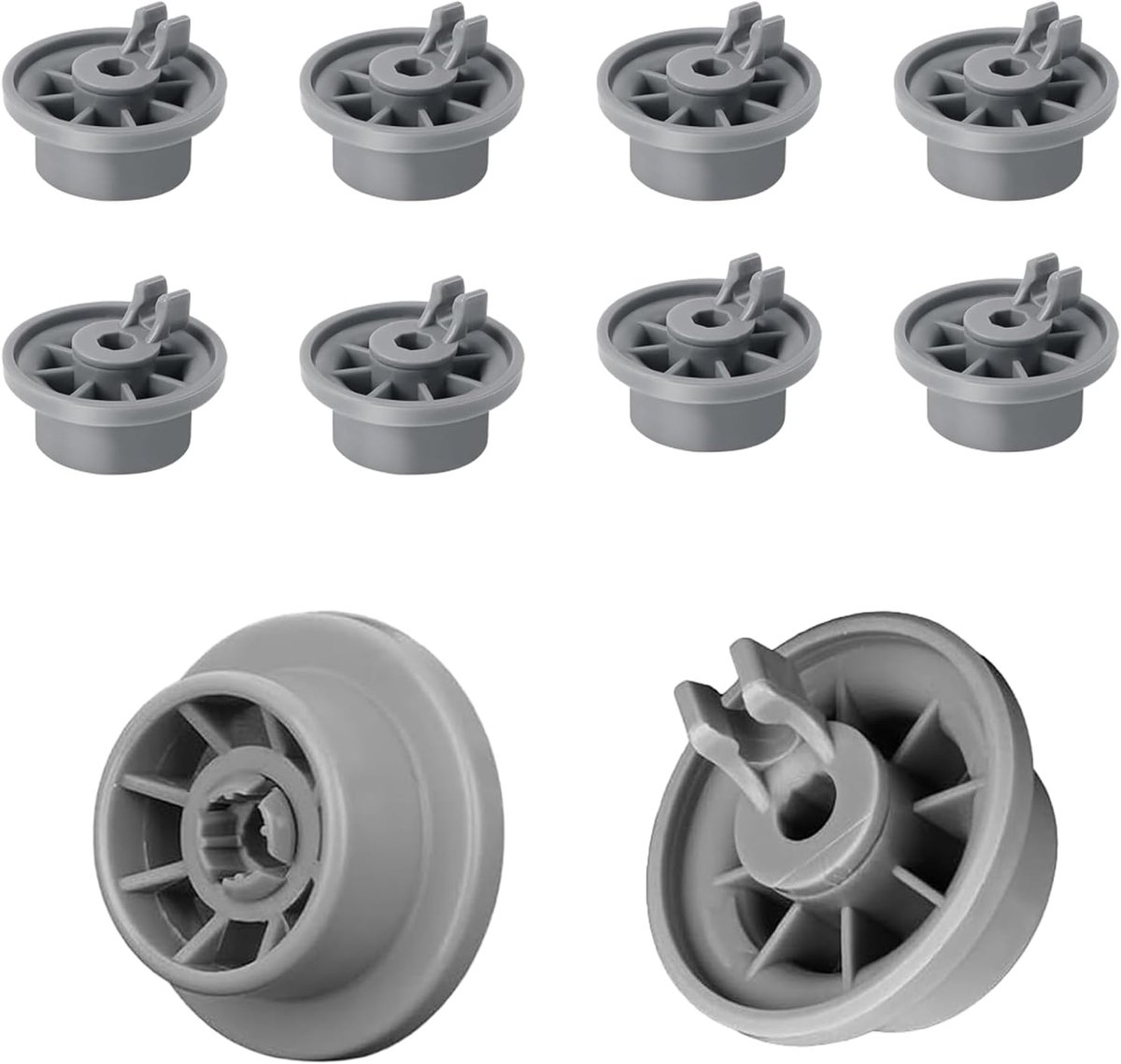 8 Stuks Wielen en Rollen Voor Onderkorf Vaatwasser Compatibel Met Bosch Siemens Neff Beko Duurzame Vaatwasser Wielen Onderdelen