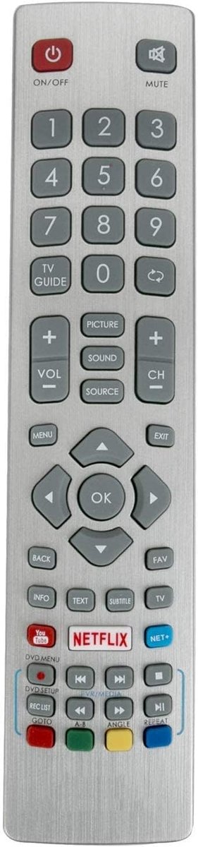 Replacement remote control suitable for Sharp TV LC-60UI7652E LC-65UI7252E LC-65UI7352E LC-65UI7552E LC-70UI7652E - ShopVlot