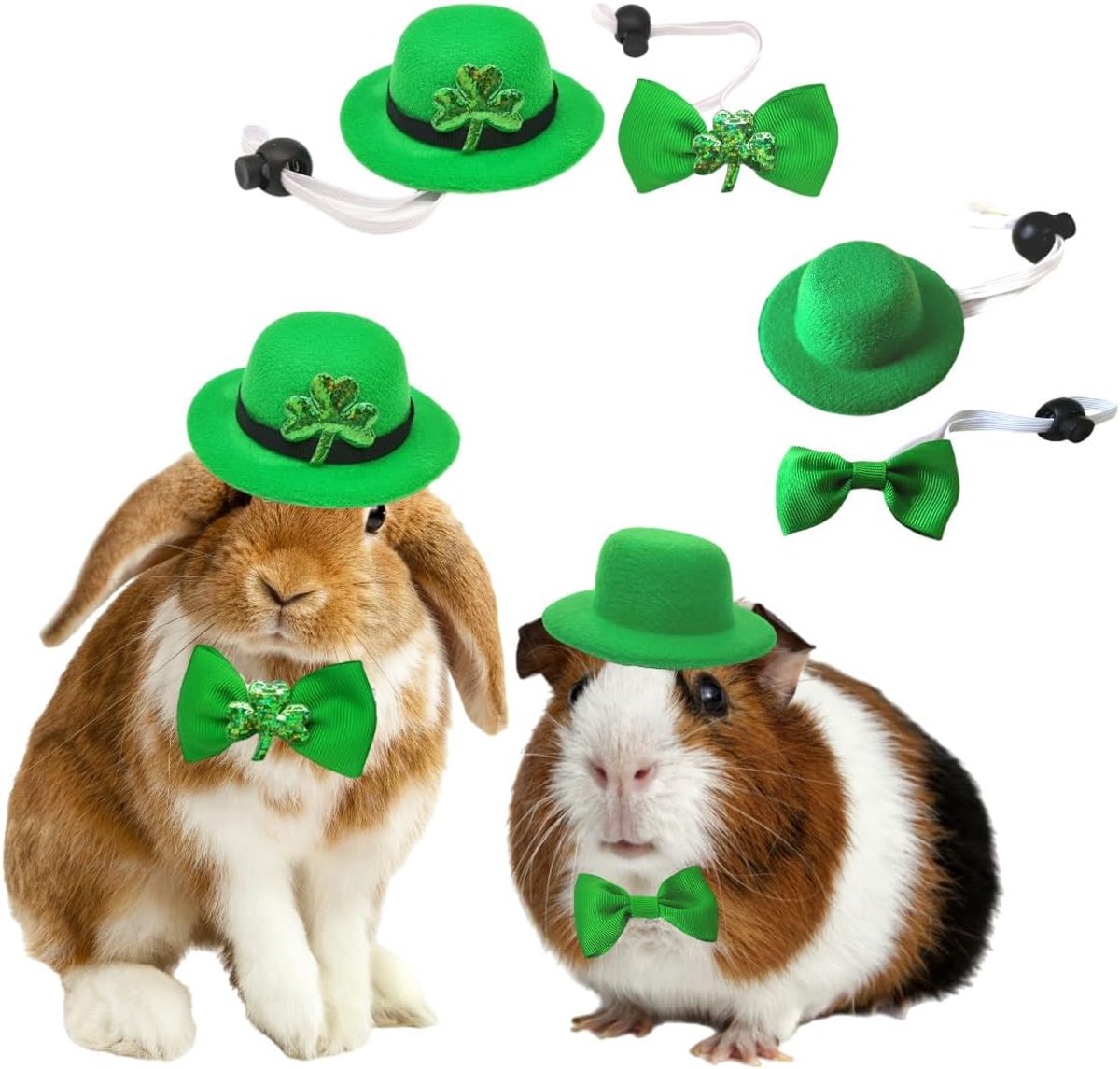 costume and costumes for dogs (XS 4pcs green set) - ShopVlot