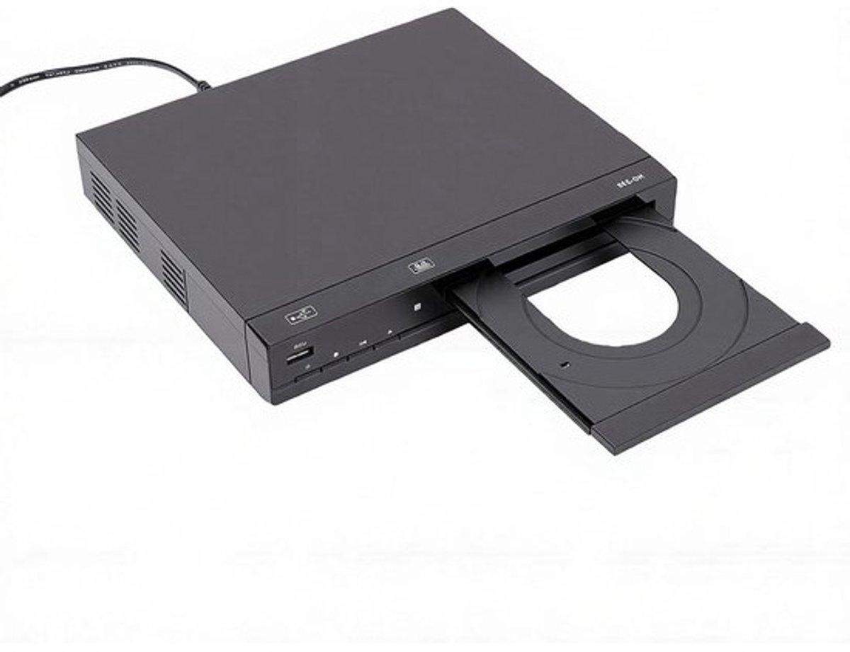 Dvd-speler - Mediastation - Films kijken - Alle regio's afspelen - 1080P HD - Zwart