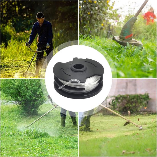Vervangspoel voor draadtrimmer, 8.2m 0.3cm, geschikt voor draadtrimmers, grasmaaiers en tuinonderhoud (6 spoelen) — afbeelding 5