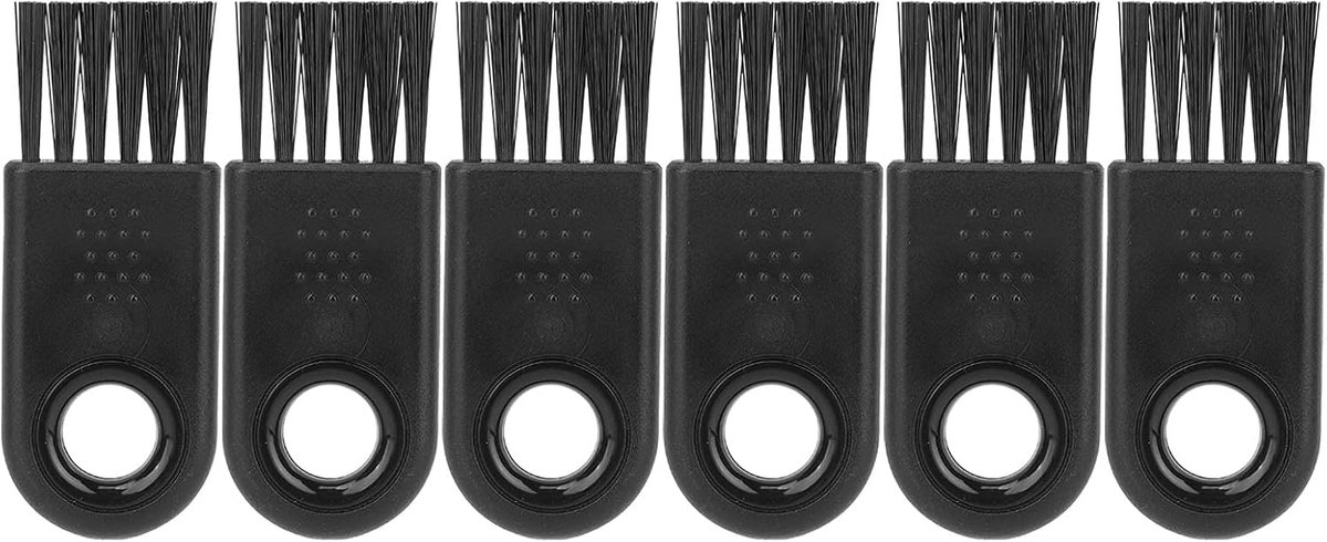6 pack Reinigingsborstel voor Elektrisch Scheerapparaat Multifunctionele Reinigingsborstel Trimborstel voor Het Verwijderen van Schuim en Stof