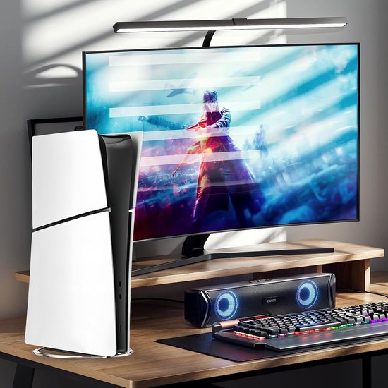 Houder voor PS5 Slim: Standaard voor Playstation 5 Discs en Digital Console — afbeelding 5