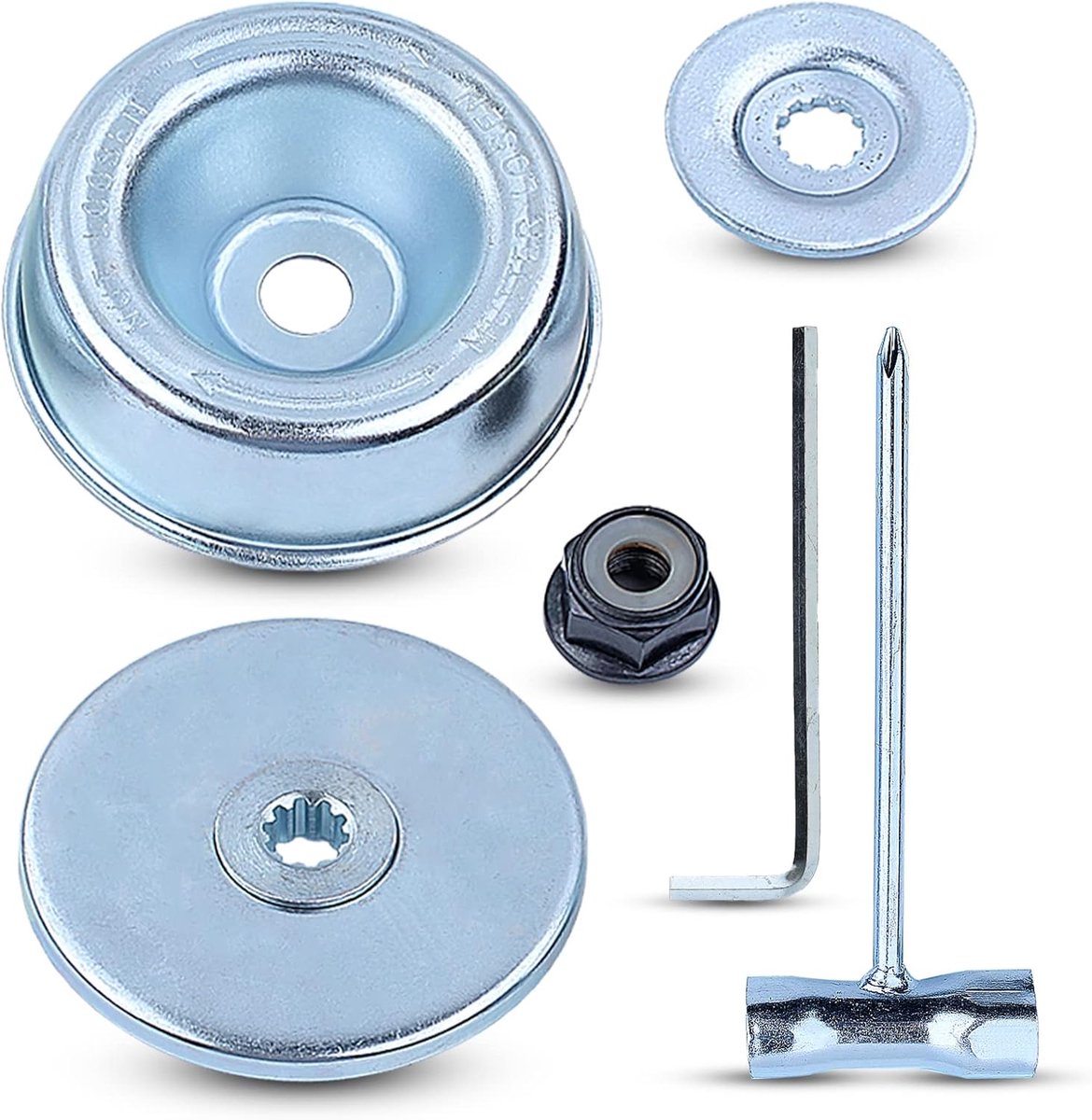 Adapterset voor Stihl FS55 FS55R FS56 FS56RC FS70R FS80 FS85 FS90 FS90R FS94 FS100RX FS110 FS120 FS130 FS130R FS240 FS250