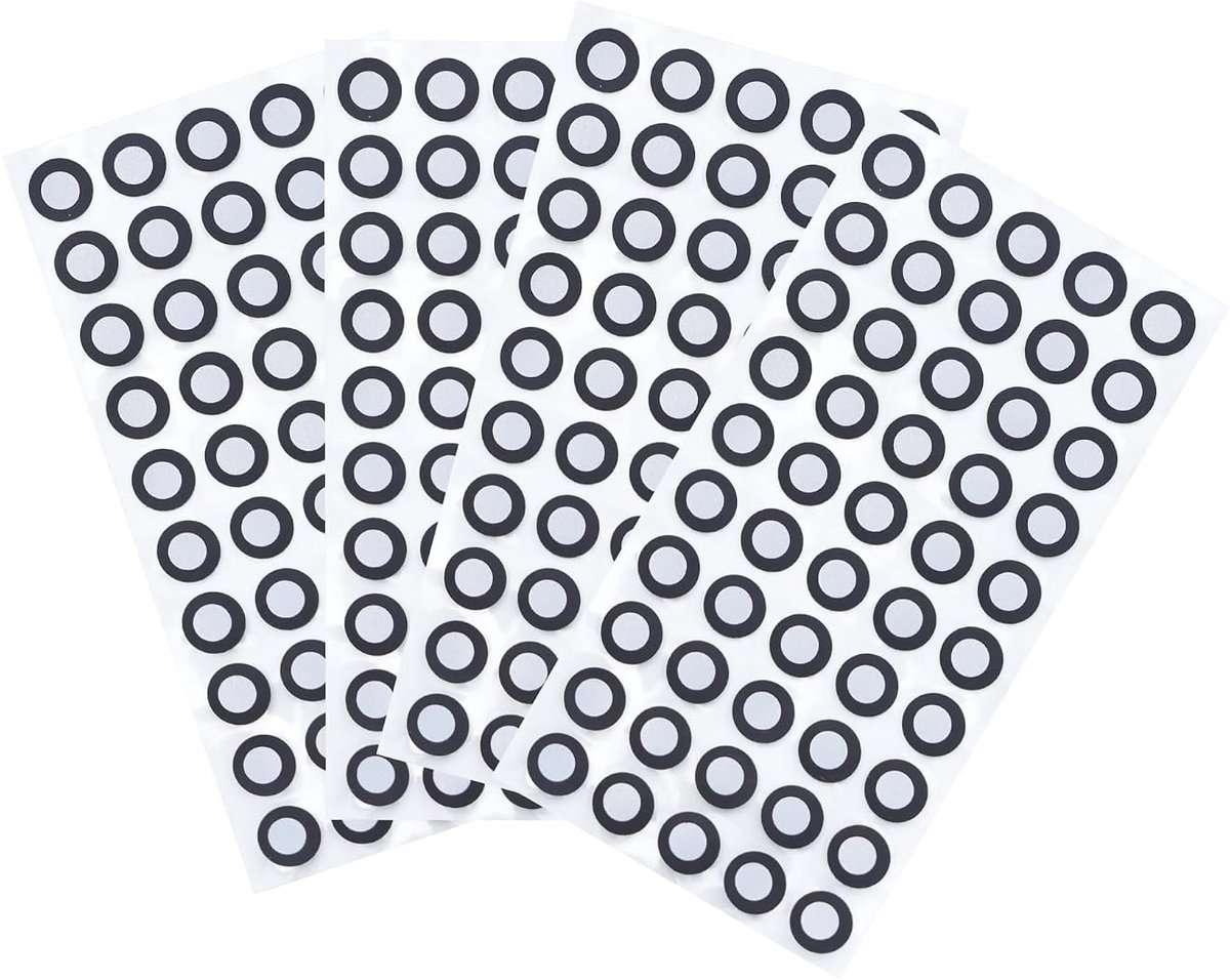 6mm 3D Scanning Markers, High Reflectivity Reference Point Stickers for 3D Scanners, Scanning Dots, 200 Points