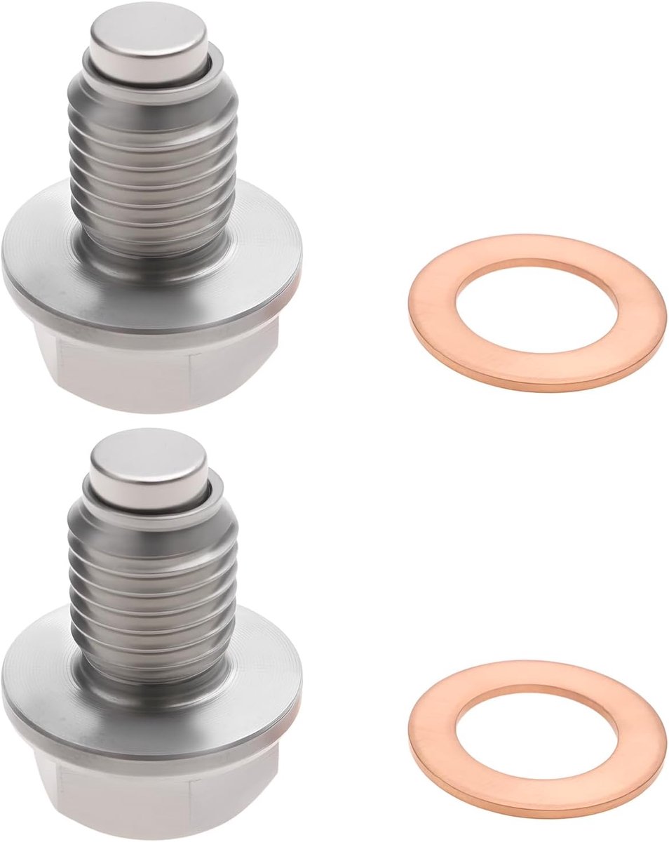 2 Stks Magnetische Olie Afvoer Plug M12x1.5 58030021000 420241700 Compatibel met KTM