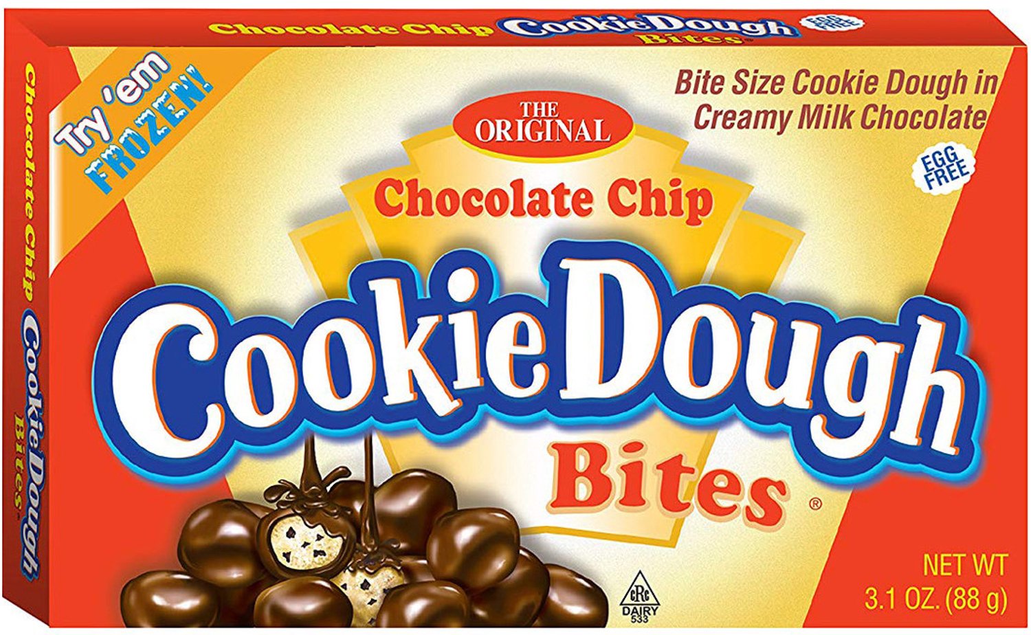 Cookie Dough Bites Chocolate Chip (12 x 88g)