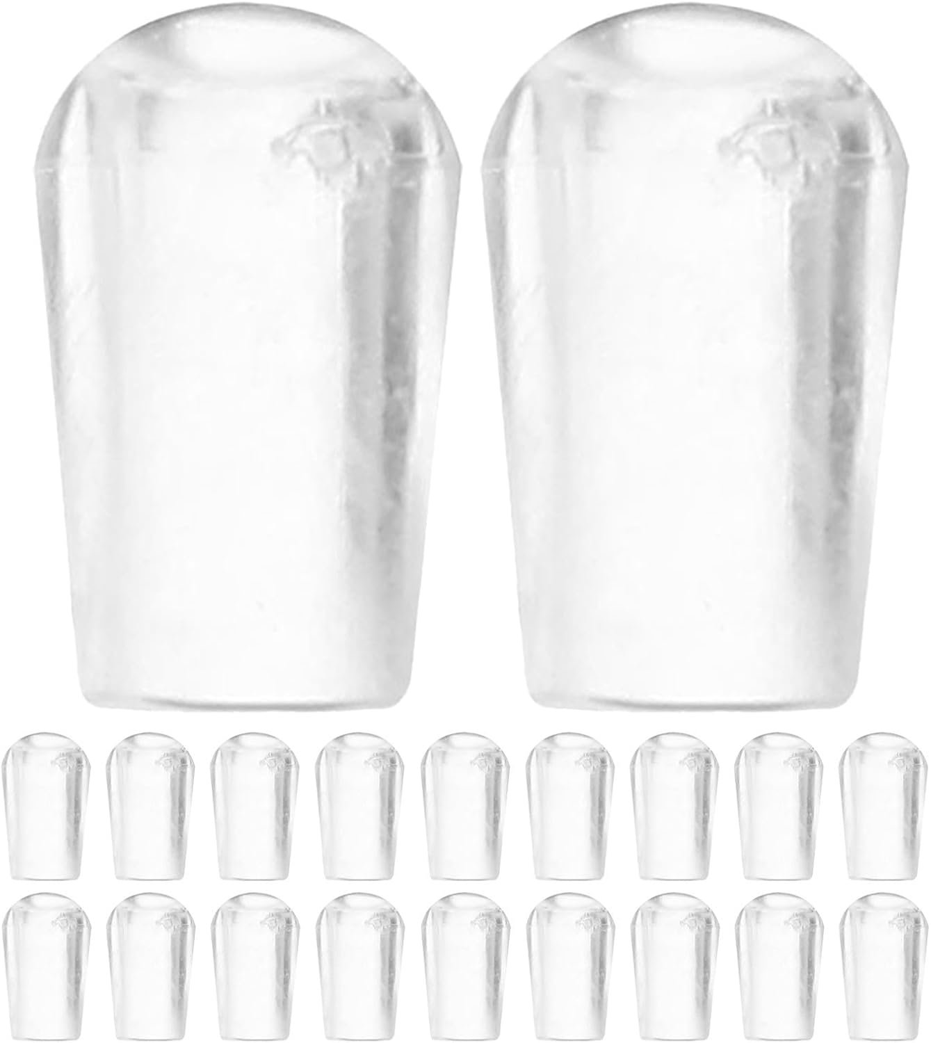 200 Stuks Transparante Kledinghanger Beschermhoezen Id Plastic Draadhanger Eindkappen Veiligheidssleeves voor Metalen Haken Krassenbescherming voor Rekken Kledingrails