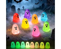 Daity 80 stuks - Halloween mini spookjes die oplichten in het donker - DIY decoratieve ornamenten en accessoires - geschikt voor Halloween feestdecoraties