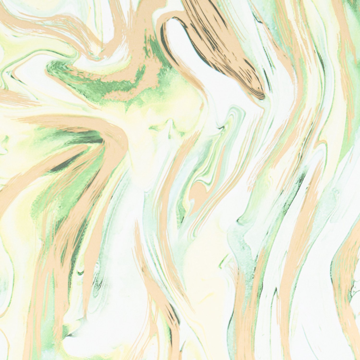 Inpakpapier marmer - cadeaupapier - goud groen wit - 50 cm x 150 meter