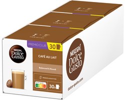 Nescafé Dolce Gusto capsules Café au Lait - 90 koffiecups voor 90 koppen koffie