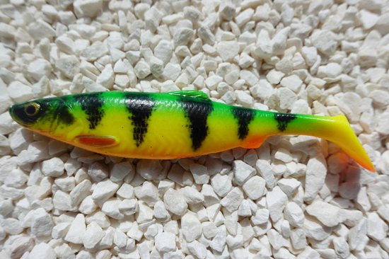 Savage Gear 4D Herring Shad 13cm Firetiger - Kunstaas voor Snoek & Baars — afbeelding 5