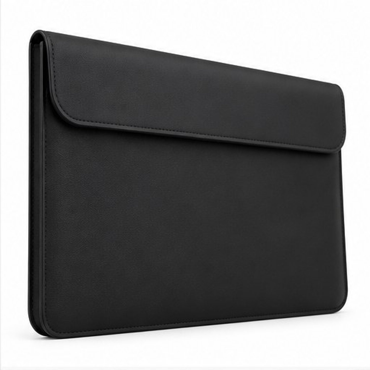 Eisenz - Laptophoes / Laptop Sleeve 13 inch - Foliohoes met Sluitlip - Beschermhoes voor Laptop 13,3 inch - Zwart