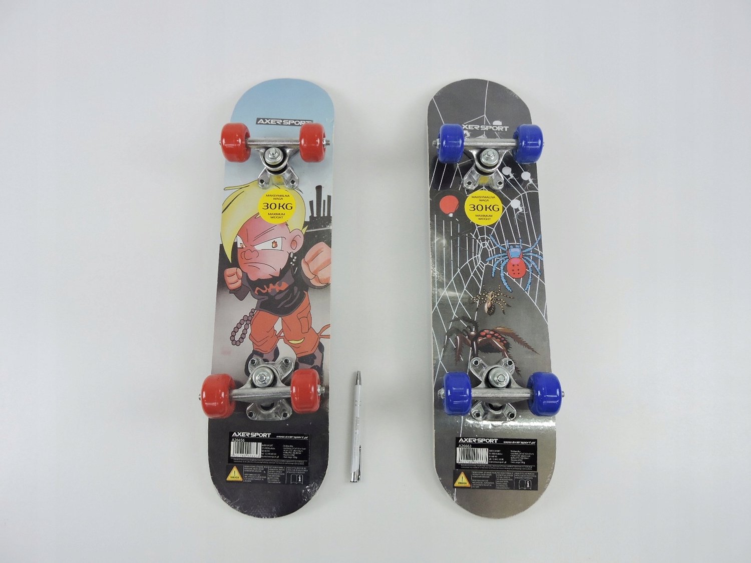 Axer Houten Skateboard voor Kinderen 61 x 15 cm Multicolor