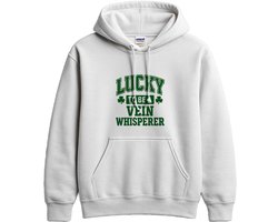 Phlebotomist Hoodie – LUCKY TO BE A VEIN WHISPERER – St. Patrick's Day Outfit – Unisex Hoodie voor Dames & Heren – Origineel Cadeau