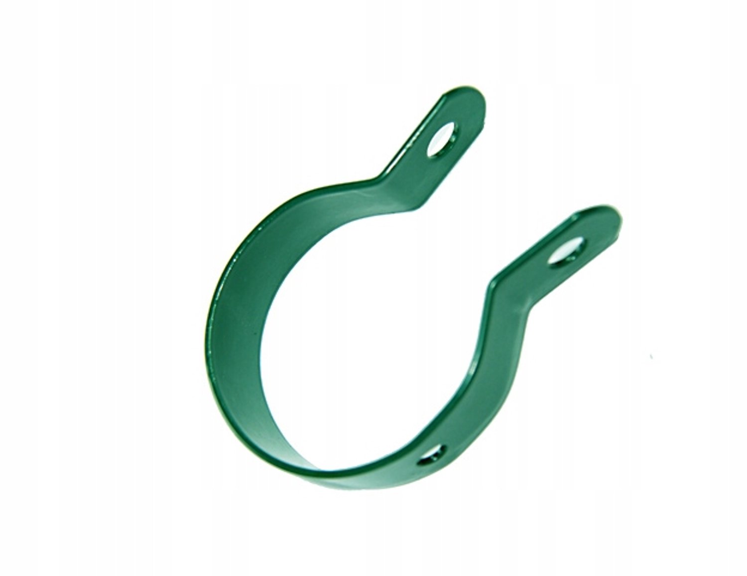 Groene metalen klem fi 48 voor draadspanner hekwerk RAL 6005