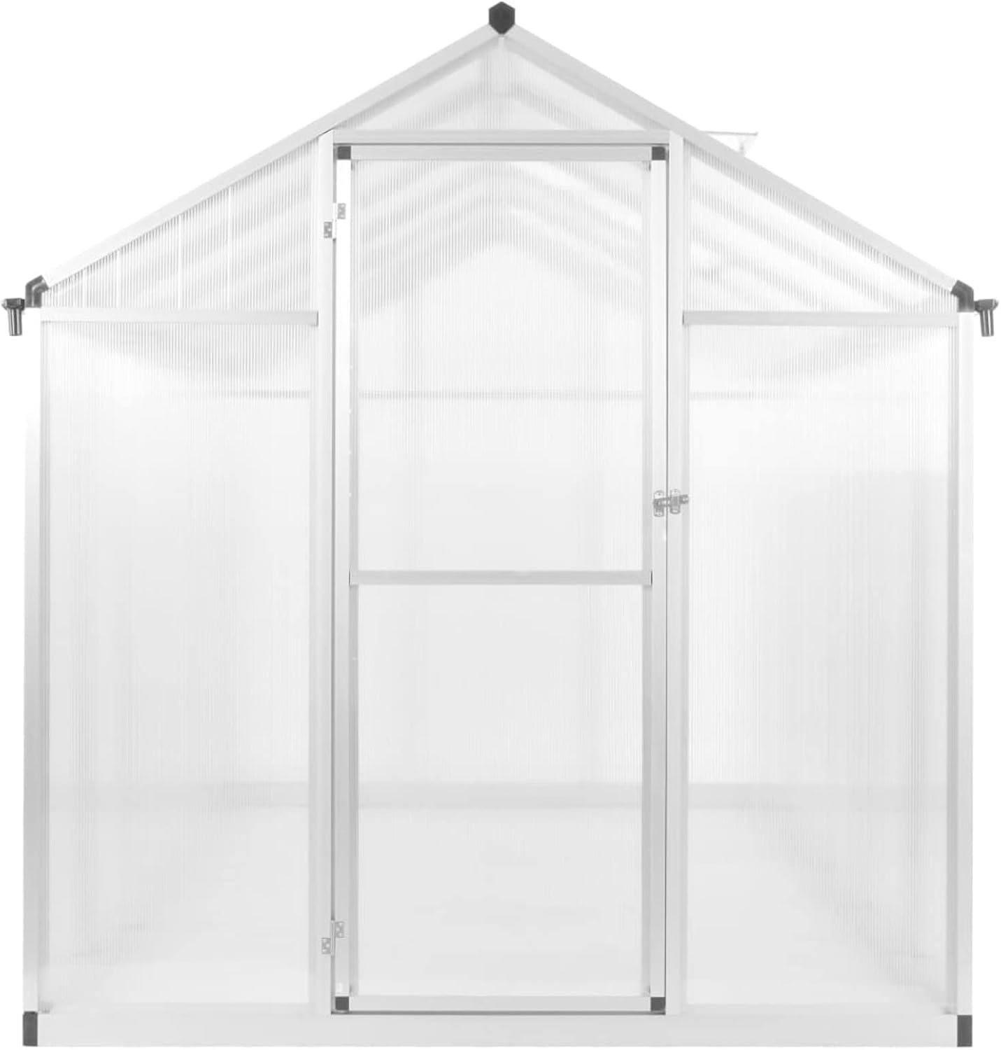 Broeikas, broeikas, glas voor de tuin, tomatenkas, broeibed, aluminium broeikas, winterbestendig, groot, 421 x 190 x 195 cm – foto 4