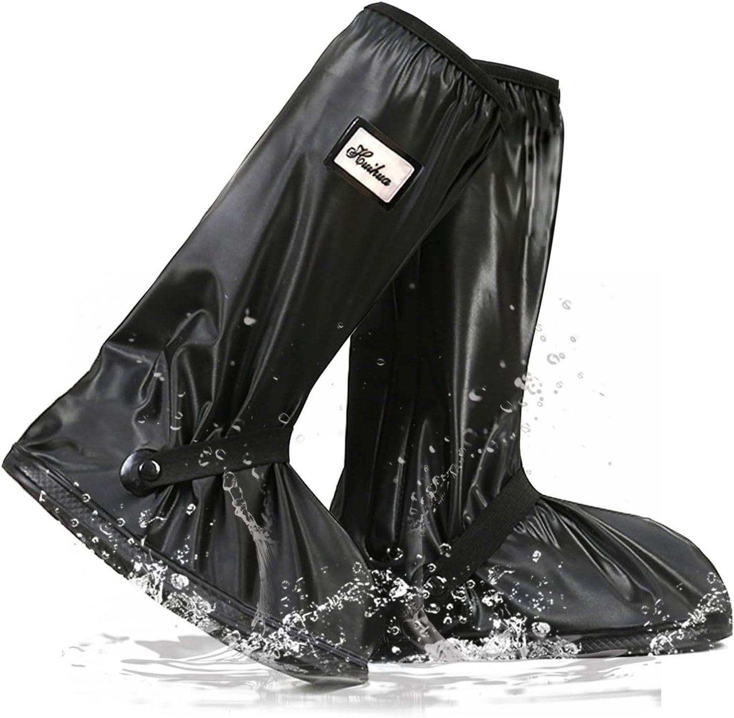 Schoenovertrekken - Zwart - Maat 46-48 - Waterdichte, Herbruikbare Regenbescherming - Voor Mannen en Vrouwen