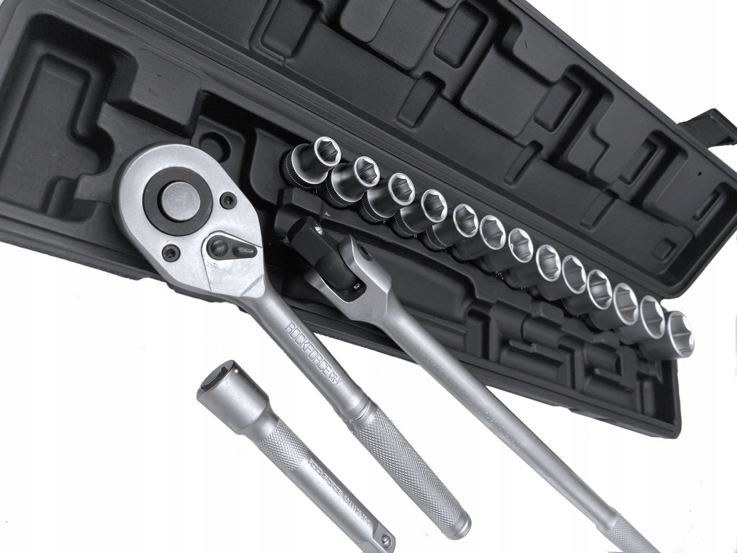 Dopsleutel Set met Ratel 1/2" - 17 Delig - Cr-V Staal