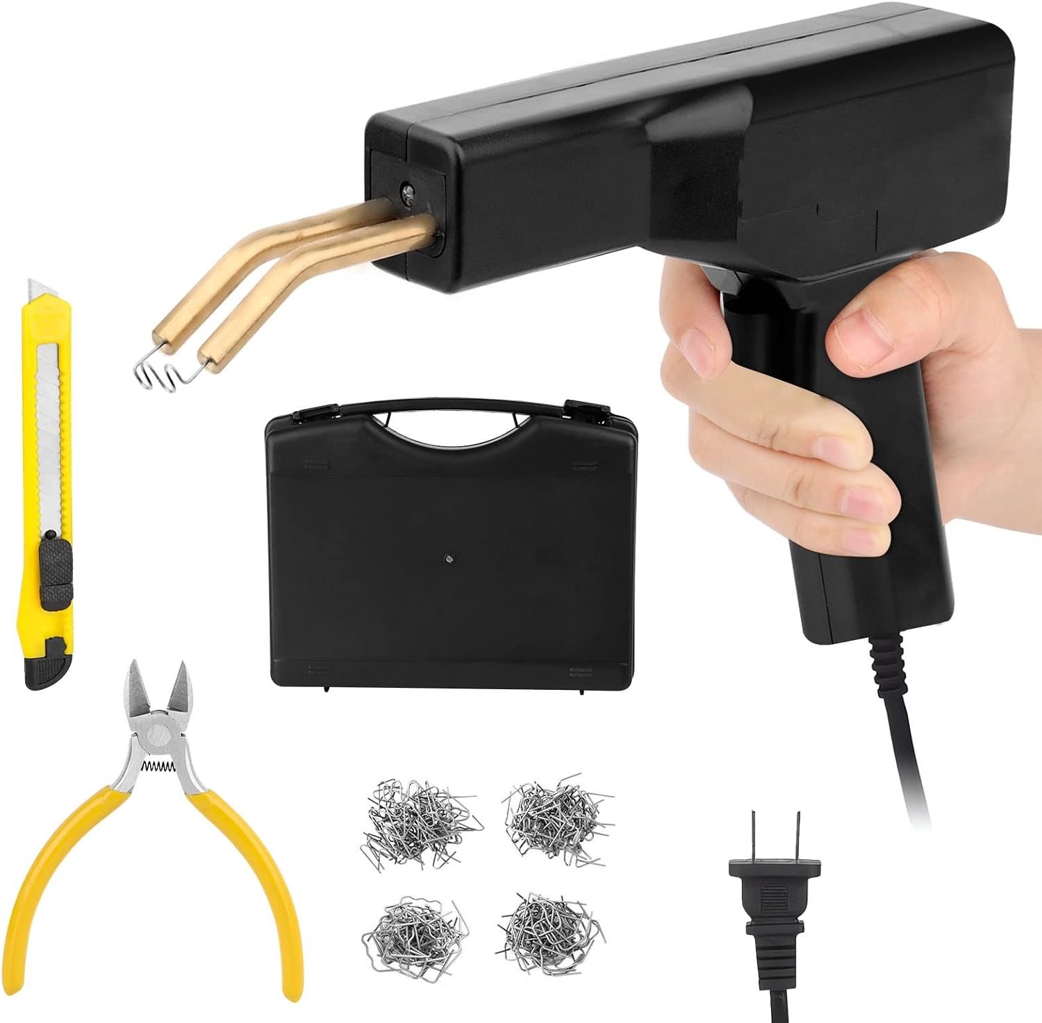 Lasapparaat, autobumper-scheurreparatieset, 50 W lasreparatiemachine voor autobumper, auto-onderdelen, kajak/kano