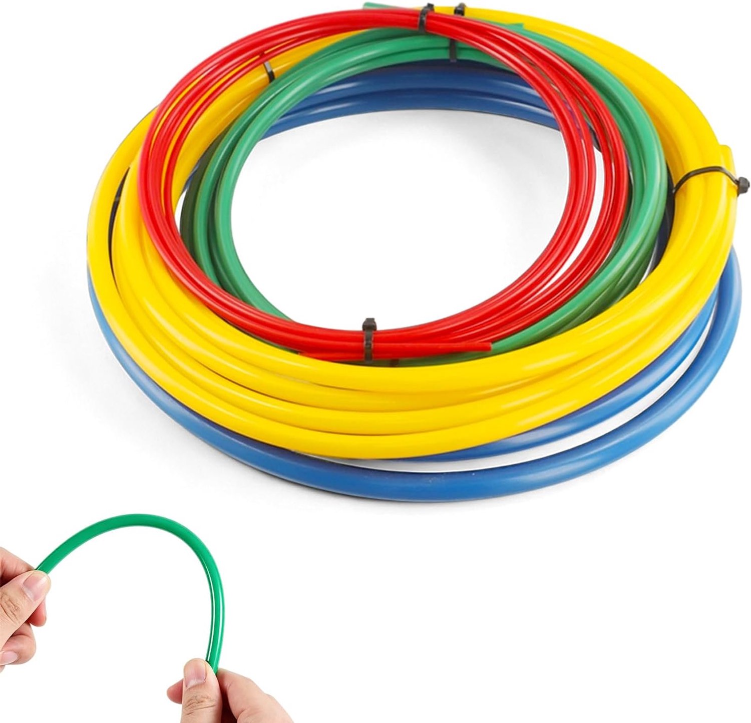 Koperen Buigbuigset 1/4" 3/8" 1/2" 5/8" met PE-kunststof strips voor airconditioning, veilige buisvorming, handmatige buigstrips van de