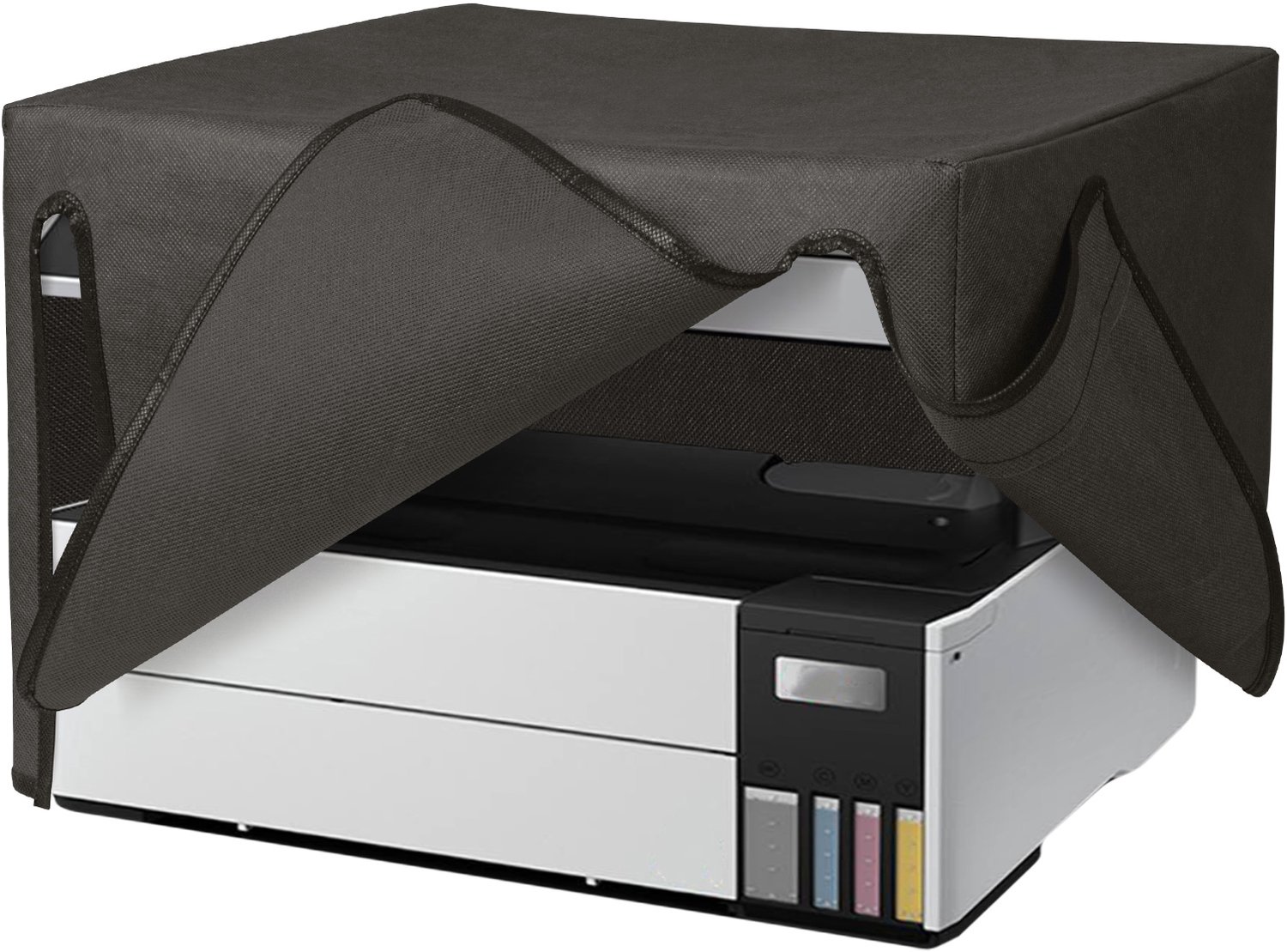 kwmobile hoes geschikt voor Epson EcoTank ET-5150 - Beschermhoes voor printer - Stofhoes in donkergrijs
