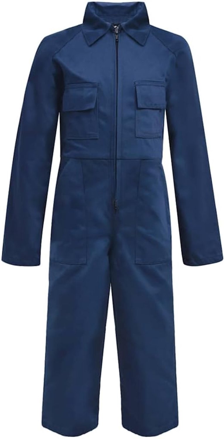 Kinderen speelpak werkplaats kleding 110/116 blauw